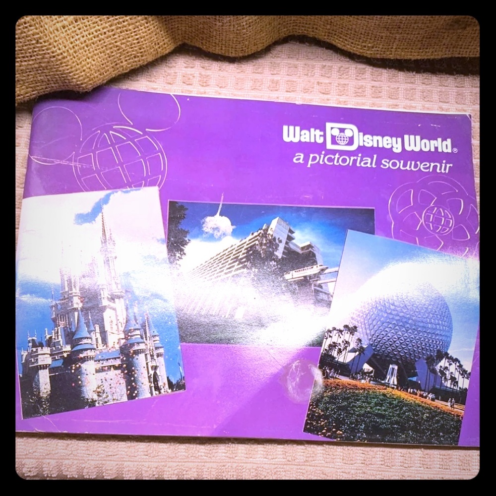 🌞 2/$12 3/$16 4/$20 5/$24 Vintage 1983 Disney World Pictorial
